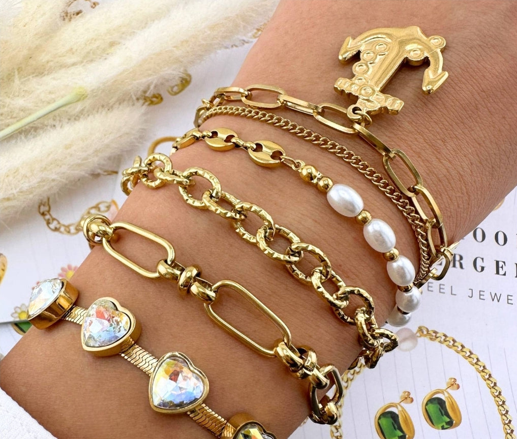 Anchor Charm Bracelet
