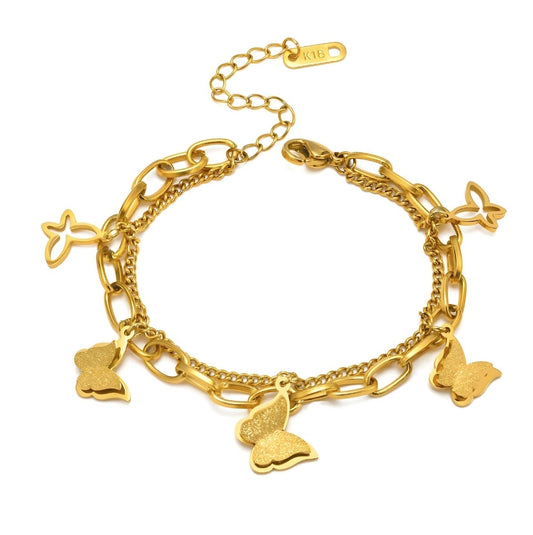 Butterfly Charm Bracelet